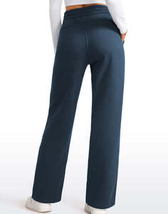 Pantalones Deportivos Personalizados de Doble Cintura para Mujer, Pantalones Deportivos de Felpa Francesa con Bordado Impreso, Pantalones Deportivos Unisex de Alto Gramaje - Product Image 2