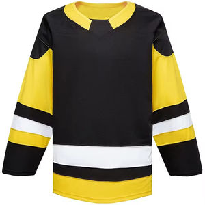 Maillots de hockey sur glace pour adultes, service OEM, impression par sublimation, respirants, séchage rapide, antibactériens, 100% polyester, faciles à porter - Product Image 6