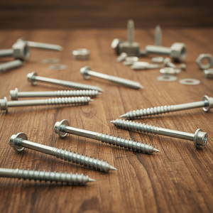 Class 4.8 & 6.8 Zinc Plated Carbon Steel Hex Head Partial Thread Lag <b>Screws</b> M6-M12 Metric/Inch DIN/ANSI Standard PDC - Product Image 1