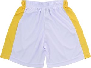 Ensemble de maillots de basket-ball des Lakers, blanc et jaune, col en v, sans manches, en Polyester respirant, uniforme pour garçons et enfants - Product Image 2