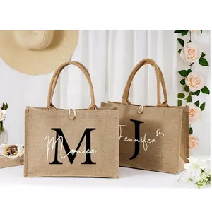 Good Quality Jute Handbag Multi Colored Handmade Jute Shopping Handbags Large Capacity Bag Fold Design Bag For Women And Girls