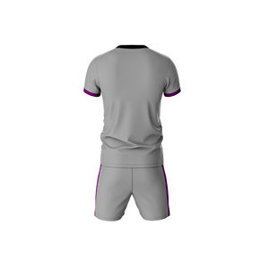 Conjunto de Uniforme de Rugby Juvenil Personalizado 100% Poliéster, Jersey y Pantalones Cortos Sublimados Resistentes para Deportes Escolares y de Club, Proveedor OEM - Product Image 4