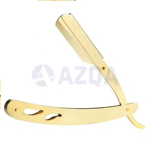 folding barber razor barber razor straight <b>edge</b> razor single blade razor single blade barber razor professional shaving razor - Product Image 6