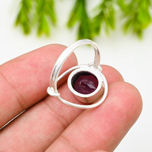 Bagues en améthyste, argent 925, bijoux de luxe pour les occasions spéciales - Product Image 3