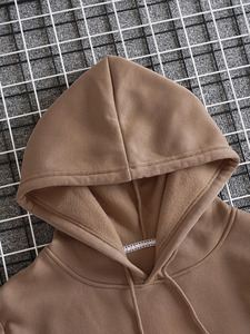 Sweat-shirt à capuche décontracté pour homme, style sportif urbain, à manches longues, uni, avec poche kangourou, pour l'automne et l'hiver, idéal pour l'extérieur - Product Image 6