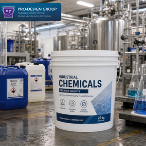 Conteneur chimique en plastique TT 4L avec couvercle hermétique ; Seau industriel anti-fuite pour produits chimiques liquides - Product Image 5