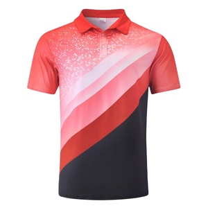Nuevos polos de verano para hombres, ropa de calle de manga corta con estampado 3D, camisa de Golf de Color en contraste, polos transpirables con botones - Product Image 6