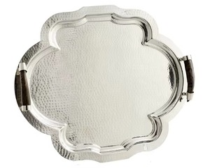 Catering Equipment <b>Tray</b> Made From Stainless Steel Restaurant Table Serving <b>Tray</b> With Wooden Handles - Product Image 5