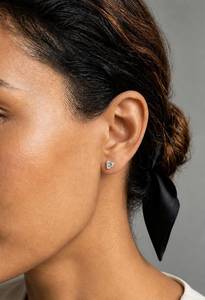 Pendientes Clásicos de Plata de Ley 925 con Moissanita de Corte Trillón, Chapados en Rodio, Joyería Fina VVS, Regalo Diario para Mujer - Product Image 4