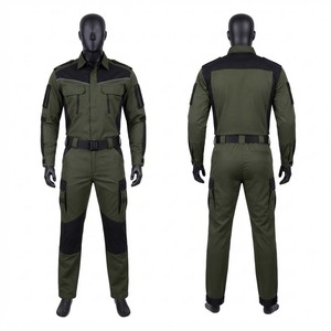 Chaqueta Táctica Cargo Unisex Blackhardson de Seguridad, Calidad Premium, 240 GSM, Polialgodón Twill, Verde Oliva y Negro - Product Image 1