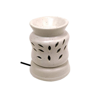 Diffuseur d'huiles essentielles intelligent de luxe, diffuseur électrique en céramique, fabriqué à la main |   Brûleur d'huiles essentielles, aromathérapie, décoration bien-être pour la maison