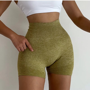 <b>Women</b> Yoga Shorts High Waist Butt Lifting Workout Fitness <b>Tights</b> Tummy Control Gym Running Stretched Pants Casual Sportswear - Product Image 4