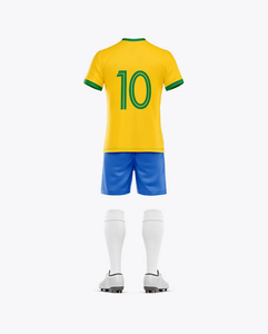 Uniforme de Fútbol Femenino, Jersey y Pantalones Cortos Personalizados para Equipos Femeninos, Transpirable, Ligero, 100% Poliéster, Cintura Elástica - Product Image 4