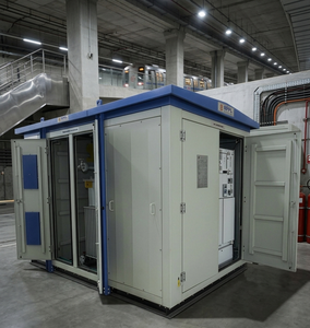 สถานีไฟฟ้าสำเร็จรูปแบบระบายความร้อนด้วยน้ำมันขนาด 1000kVA สำหรับใช้งานกลางแจ้งในอุตสาหกรรม แรงดัน 20kV 400V พร้อมขดลวดทองแดง ระบบสวิตช์เกียร์ HT LT ยี่ห้อดัง - Product Image 6