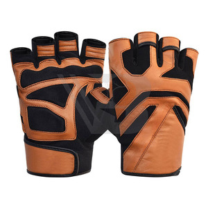 ถุงมือออกกำลังกายแบบครึ่งนิ้ว น้ำหนักเบา ระบายอากาศได้ดี กันลื่น ป้องกันฝ่ามือ สำหรับฟิตเนส ยกน้ำหนัก พิมพ์โลโก้ได้ - Product Image 1