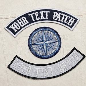 Écussons de motard personnalisés brodés pour gilet, motifs personnalisés pour le dos, collection de patchs durables à coudre - Product Image 2