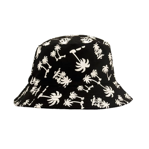 Chapeau Bob Unisexe en Polyester/Coton Doux Double Face Brodé 3D Effet Feuille de Cocotier Haute Qualité pour Usage Quotidien Décontracté - Product Image 5