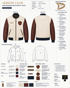 Blouson Bomber en Cuir PU pour Homme, Marron Crème, avec Patchs, Coupe-Vent, Décontracté, Fermeture Éclair, Automne - Product Image 5