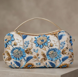 Bolso de Mano de Fiesta para Mujer, Personalizado, Bordado, de Alta Calidad, con Cuentas, Brillante - Product Image 2