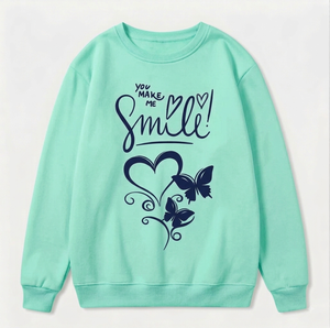 Sudadera Extra Grande de Cuello Redondo para Mujer, Manga Larga, Tela Suave, Sudadera para Invierno, Técnicas de Corte Automatizadas, El Mejor Diseño - Product Image 2