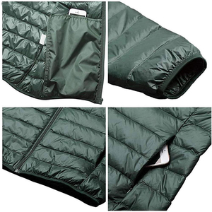 Men's Full Sleeve Work Jacket Slim Fit Thick Puffer Stand Breathable <b>Bubble</b> <b>Coat</b> Front Unique Style PolyesterNylon Fabric - Product Image 6
