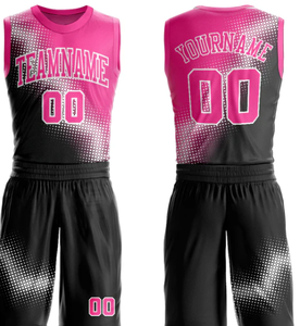 Ensemble de maillots de basket-ball personnalisés pour hommes avec un motif d'éclair vert et un numéro de nom personnalisé - Product Image 1