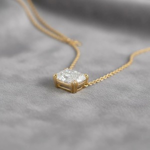 <b>Cushion</b> Cut Moissanite Diamond Pendant 925 Sterling Silver for Women <b>Small</b> Bridal Jewelry Everyday Sparkle Gift Christmas Gifts - Product Image 3