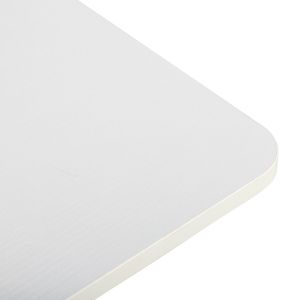 Scrivania per Computer Regolabile in Truciolato Bianco Effetto Legno con Rivestimento in Melamina, Spessore 15MM, 3 Porte USB e 2 Prese AC - Product Image 3