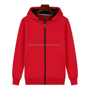 Vente de gros LOGO personnalisé Sweat-shirt en velours pour homme Sweat à capuche marron Sweat-shirt à manches longues - Product Image 2