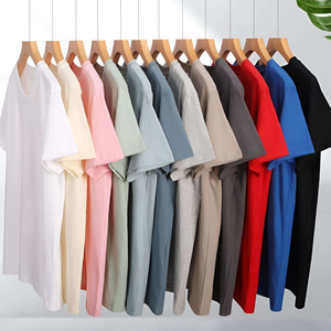 Camiseta de Manga Corta para Hombre, 100% Algodón, con Estampado de Letras Rasgadas, Cuello Redondo, Estilo Urbano, Casual, Transpirable, 200g, Nueva Llegada - Product Image 5