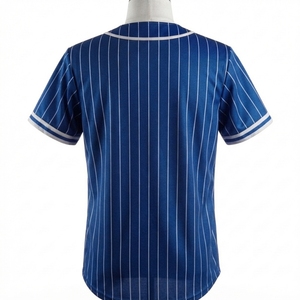 Camiseta de Béisbol Personalizada y Transpirable, Camiseta Deportiva con Logotipo Frontal, Cuello en V, 100% Poliéster, Ropa Deportiva Informal 2026 - Product Image 3