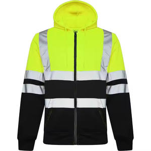 Veste bomber de travail, vêtements de sécurité, veste de travail haute visibilité pour l'hiver, veste de travail réfléchissante imperméable pour hommes, vestes haute visibilité pour hommes - Product Image 6