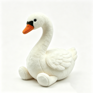 Peluche de cisne blanco, Cisne de peluche, Peluche de cisne realista, Lindo peluche de cisne - Product Image 5
