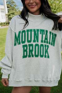Oversized Crew Neck Printed Letter Front Short Sweatshirt Women's Long Sleeve 100% Cotton Knitted Winter Wear - Product Image 6