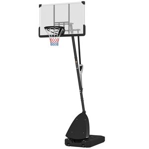 Sistema da basket autoportante 5x10FT con tabellone infrangibile da 44 pollici, cerchio da rimbalzo resistente e ruote - Product Image 1