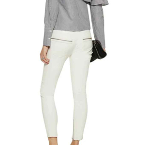 Pantalones de Cuero Genuino, Colección de Ropa Urbana Contemporánea, Pantalones de Piel de Oveja Genuina, Suaves, Cálidos, Prendas de Invierno de Primera Calidad - Product Image 4