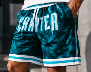 Shorts de basket-ball personnalisés, uniforme d'équipe, tissu polyester respirant et anti-humidité, logos brodés personnalisés, nom de l'équipe imprimé - Product Image 1