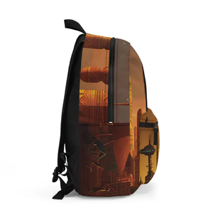 Mochila Sublimada Personalizada, Moderna y Elegante, con Estampado Completo, Ligera, de 21L, Tela de Algodón, Múltiples Bolsillos, Correa con Amortiguación de Aire, para Estudiantes - Product Image 4
