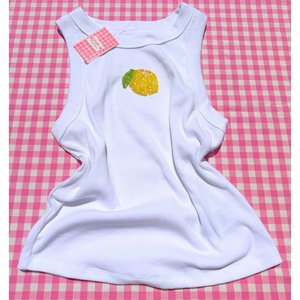 เสื้อแขนกุดผ้าฝ้ายสีขาวลายดอกไม้พิมพ์ลาย MS Handicraft รุ่น Ms-wc-001 - Product Image 3