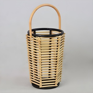 Highest quality lantern halloween christmas party decorating <b>cheap</b> price natural rattan lanterns - Product Image 4