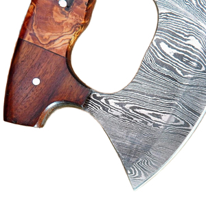 Hache Tomahawk en acier forgé avec finition martelée pour la survie, qualité DIY - Product Image 4