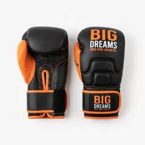 Guantes de Boxeo de Cuero Genuino Impresos Personalizados al por Mayor, Equipo Profesional para Entrenamiento y Combate, de Fábrica - Product Image 2