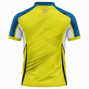 เสื้อคริกเก็ตแบบ OEM ตัดเย็บสำเร็จรูป สำหรับสกรีนลายแบบ Sublimation แห้งเร็ว ผลิตจากโพลีเอสเตอร์ เหมาะสำหรับสโมสรและลีก ขายส่งเสื้อเปล่าสำหรับสกรีนลายแบบ Sublimation - Product Image 3