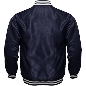 Nouvelle Arrivée Vente en Gros Personnalisée Haute Qualité Original Américain Varsity Letterman College Baseball Bomber Satin Toile Hiver - Product Image 6