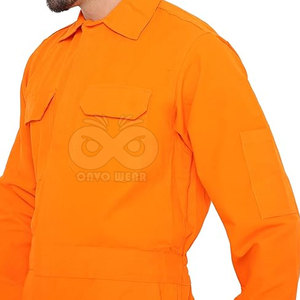 New Design Custom Made <b>Work</b> Wear Coverall High Visibility Reflective <b>Work</b> Wear Coverall Made In Pakistan - Product Image 6