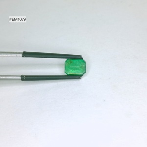 Piedras preciosas sueltas octogonales de esmeralda 100% pura de grado 3A de Zambia, 8.00x6.00x4.00mm, 1.60ct, piedra verde para la fabricación de joyería personalizada - Product Image 3