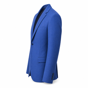 Chaqueta Blazer Azul Rey para Hombre |   Traje Formal con Logotipo Personalizado para Bodas, Negocios y Fiestas - Product Image 3