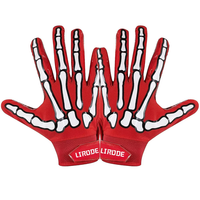 Gants de football américain professionnels les plus vendus, haute qualité, durables, personnalisables, performance de préhension optimale, cuir, hiver, légers