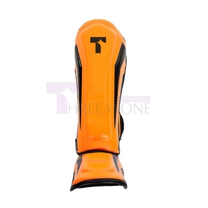 Accessoires de fitness Empire, protège-tibias en cuir légers et durables, protection professionnelle, fermeture à boucle, respirants, pour la boxe - Product Image 3