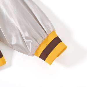 Chaqueta Bomber de Béisbol Transpirable de Lona Vintage con Bordado Universitario Contemporáneo para Hombre, Cuello Vuelto, Estilo Urbano, Invierno - Product Image 4